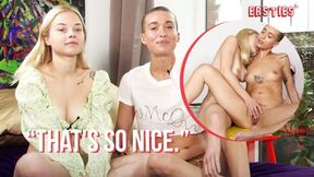 Ersties - Charming Ukrainian Beautiful Babe Bianca Uses a Sex Toy To Get Jade Off