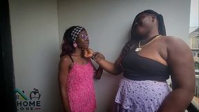 Two Bi-Sexual African Lesbian Sluts Enjoy Fucking Orgasm