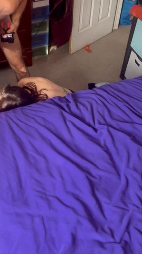 Fuck Us Both, Cum in Our Pussy and Keep Fucking Us. No Control Creampie for FFM Threesome