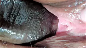 BBW Big Fat Pussy Dripping Cum From Black Cock