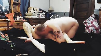 I ate and made her squirt 3 times before switching to toys! Then a few more with the toys!