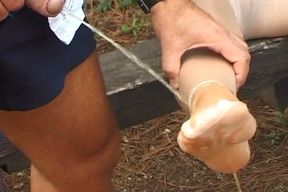 Perfect Blondie From Germany Is Here to Ride Cock in the Park