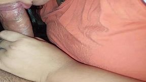 una mamada larga alucinante de mi esposa