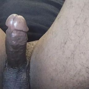 Wack off Wednesday - Having some fun masturbating massaging my cock meat sausage