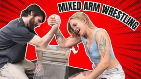 4K Ashley Moore - Mixed Arm Wrestling Red