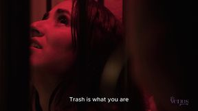 the aesthetic of pain: cinematic spanking and overstimulation - debuting ravena maze and louise jones