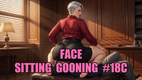 Face Sitting Gooning #18C: Surrender Under Her Eternal Weight (Animated, Music)