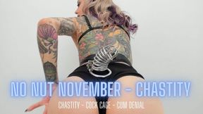 No Nut November - Chastity