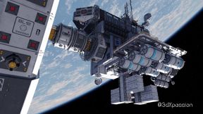 Nexus 3 Orbit Meta. 3D Animation Fuck on a Space Station with Sexy Blonde