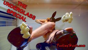 The crushing Bunny! - Episode 3 - starring: Roxxy Heely - THE UNDERGLASS SPECIAL! - FHD - High Heels on Glasstable Lingerie Ultra long fiery red polished Toe Nails Wiggling Spreading Bouncing Giantess Crushing Trampling nice Tits UNDERGLASS! - 1080p - MP4