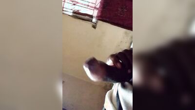 Daddy home alone masterbating with his 9inc cock anal fingering and cummimg