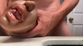 Fucking a fake mouth