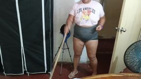 Chubby big ass likes to show off her big ass and tit she has to be seen