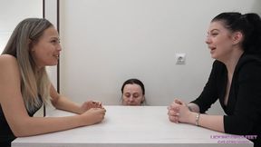 PAMELA and NELLY - Clean our drool and eat the ashes! (HD)