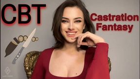 CBT and castration fantasy instructions to become my sissy slut POV - [FHD MOV] | Lady Perse