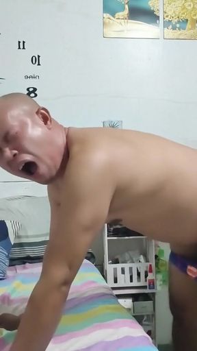 Stunning moment from "My horny houseboy Fuck Me1"