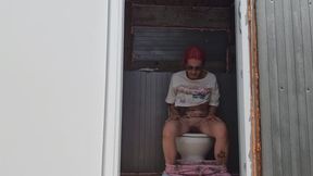Public Restroom Relief – Desperate Toilet Fetish Girl