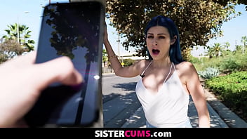 SisterCums - Annoying My Step Sister with Remote Control on Streets