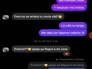 CAJERA DEL OXXO ME MANDA WHATSAPP Y COJEMOS