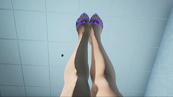 Japanese Girl Office Pantyhose Footjob 3D Animation Unreal Engine