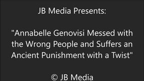 Annabelle Genovisi Punished in a Neck to Feet Hogtie - WMV