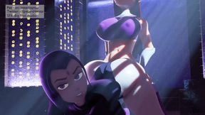 Raven Cuminflated by Futa Starfire [PetersHentai]