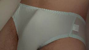 Can&#039;t Resist the Satin - Humping in Blue Panties