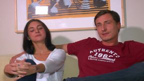 Amateur German teen fucked in hot threesome