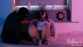 No1 Pup Overstims A Restrained Your Darling Honey With A Doxy As She Has Multiple Orgasms - Angle One