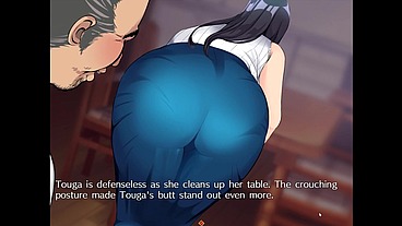 Don't Let It Bloom [ CUCKOLD Hentai Game ] Ep.1 My BOSS wants to fuck my WIFE !