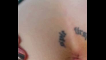 Alt babes with pierced pussies strap on ANAL fuck