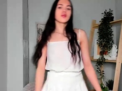 Teen Cute Italian Brunette Solo At