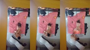 grabamos el espejo mientra cogemos de perrito