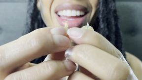 giantess teases tiny things