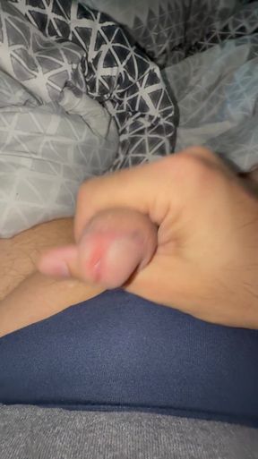 Fat Man Jerking off and Cuming in *** Panties