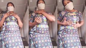 newly married bride show off
