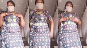 newly married bride show off