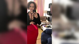 Beauty Milf goes to Moscow and blows cocks and swallows cum!