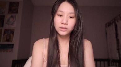 Cute Chinese Alize Zaide ASMR Solo Comforts Lonely Cock