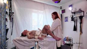 Dr. Justice Conducts Anal Examination on Segufix Bound Patient. Roleplay, Medical Fetish Part 3