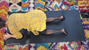yoga lingerie big ass jewish milf