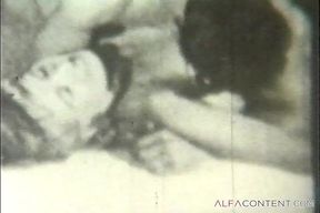 Hot babe getting fucked by three cocks in a gangbang