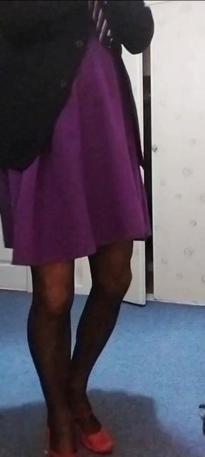 Cindy Cums in Her Uniform