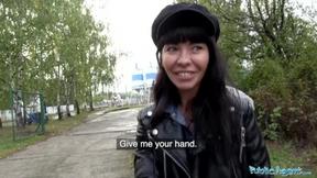 ”Sasha Colibri: Cum-filled Public Agent Fuck”