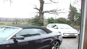 British MILF stepdad teaches blonde stepdaughter a hard lesson