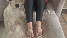 COLD ignore- Ignoring You in My Glitter Sandals