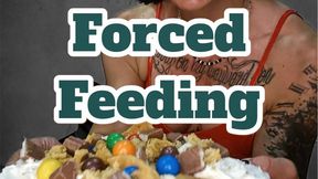 I reward my slave with an entire Chocolate cake with whipped cream spray and sweets (ITA)