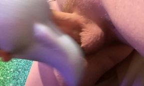 Teen Twink Fucks Toy and Cums Really Hard