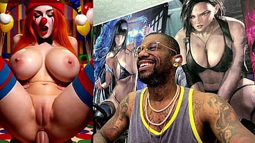 Tight Bald Pussy The Clown Celebrates Your Birthday By Fucking You, AI Generated