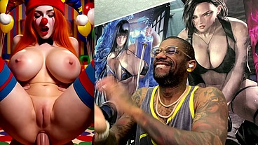 Tight Bald Pussy The Clown Celebrates Your Birthday By Fucking You, AI Generated